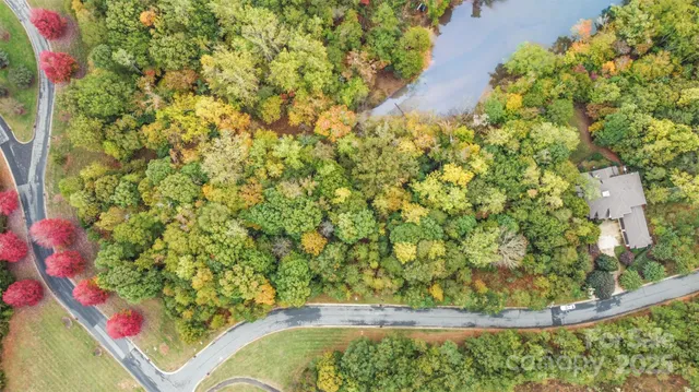 a view of a small yard