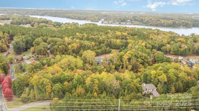 a view of an ocean and mountain