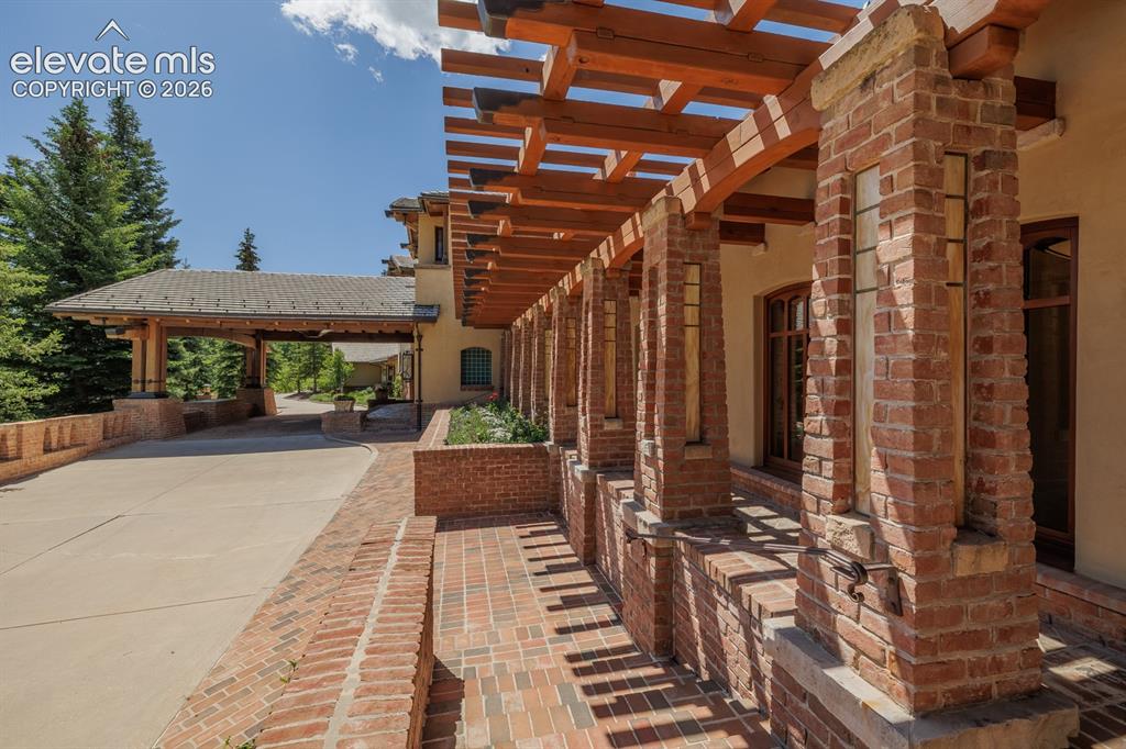 4530 Governors Point Colorado Springs, CO 80906 - Photo 3 of 49 Hand molded Montecello Brick work throughout the exterior and interior of the home