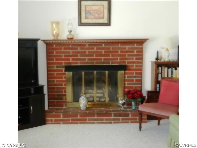 5528 Gilling Road North Chesterfield, VA 23234 - Photo 4 of 15 Living Room - Living Room with Fireplace and Gas L