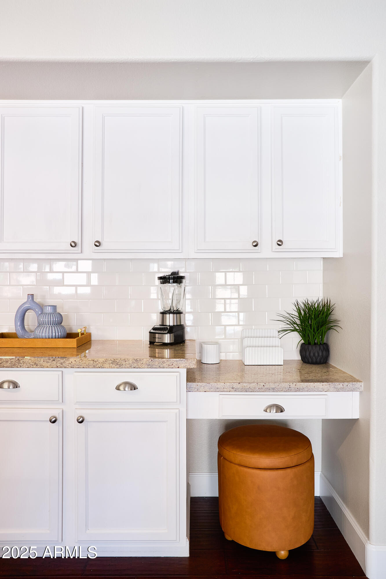 20619 North 16th Way Phoenix, AZ 85024 - Photo 21 of 64 a kitchen with stainless steel appliances granite countertop a sink a stove and white cabinets