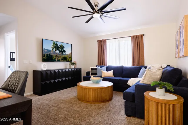 a living room with a couch