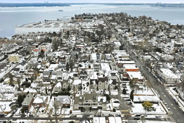 a view of city and ocean