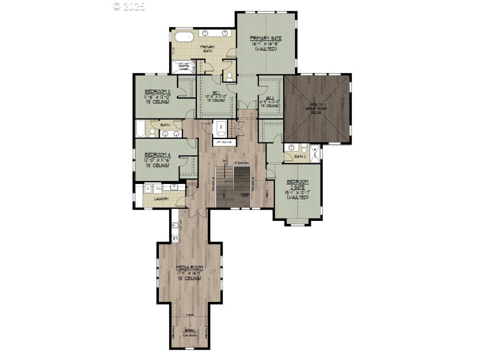 964 Country Commons Lane Lake Oswego, OR 97034 - Photo 3 of 7 a picture of a wall with building in front of it