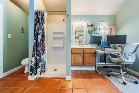 a room with musical instruments