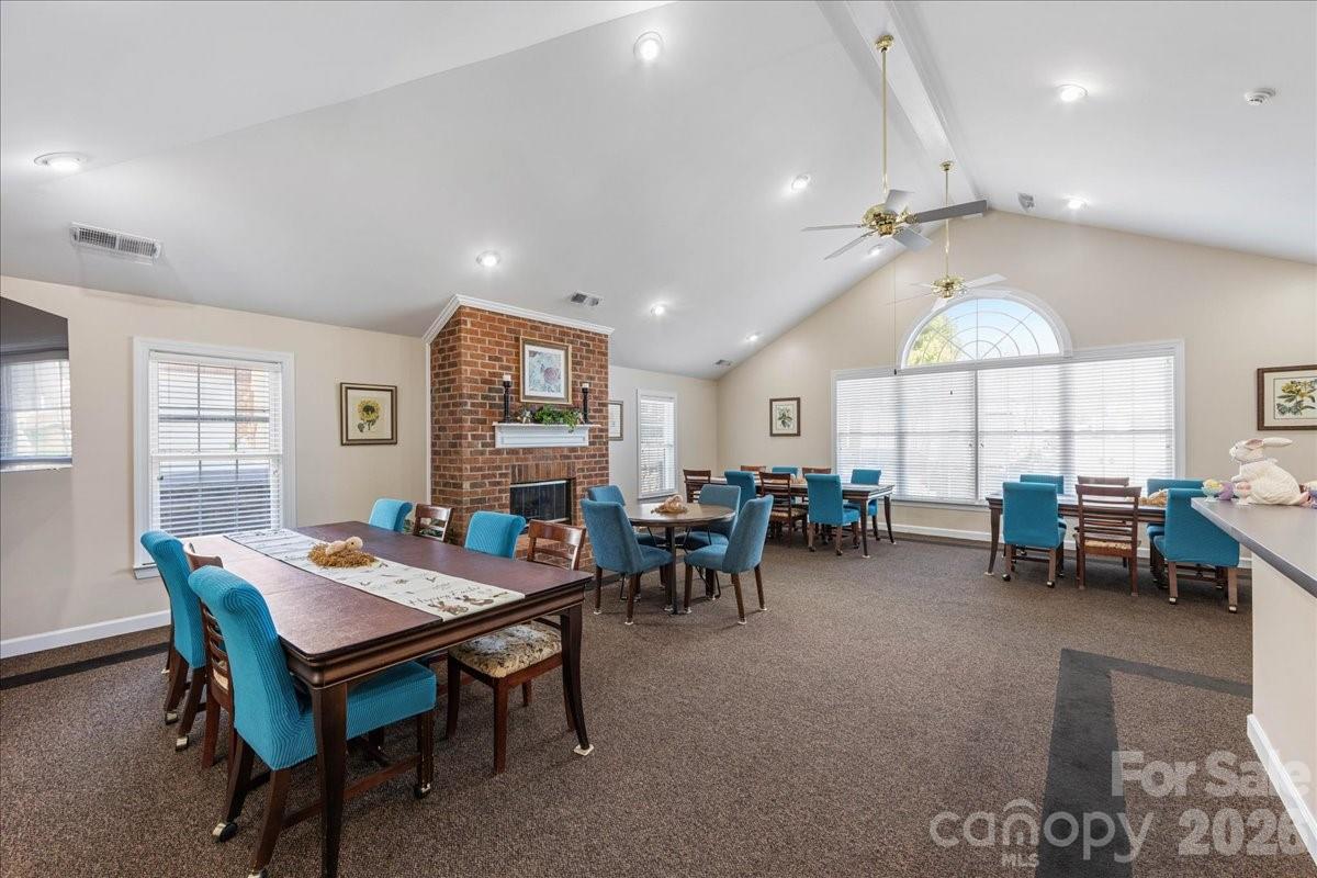 8368 Windsor Ridge Drive Charlotte, NC 28277 - Photo 40 of 46 a view of a dining room with furniture and window