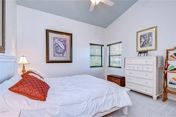 a view of a garden with an outdoor space