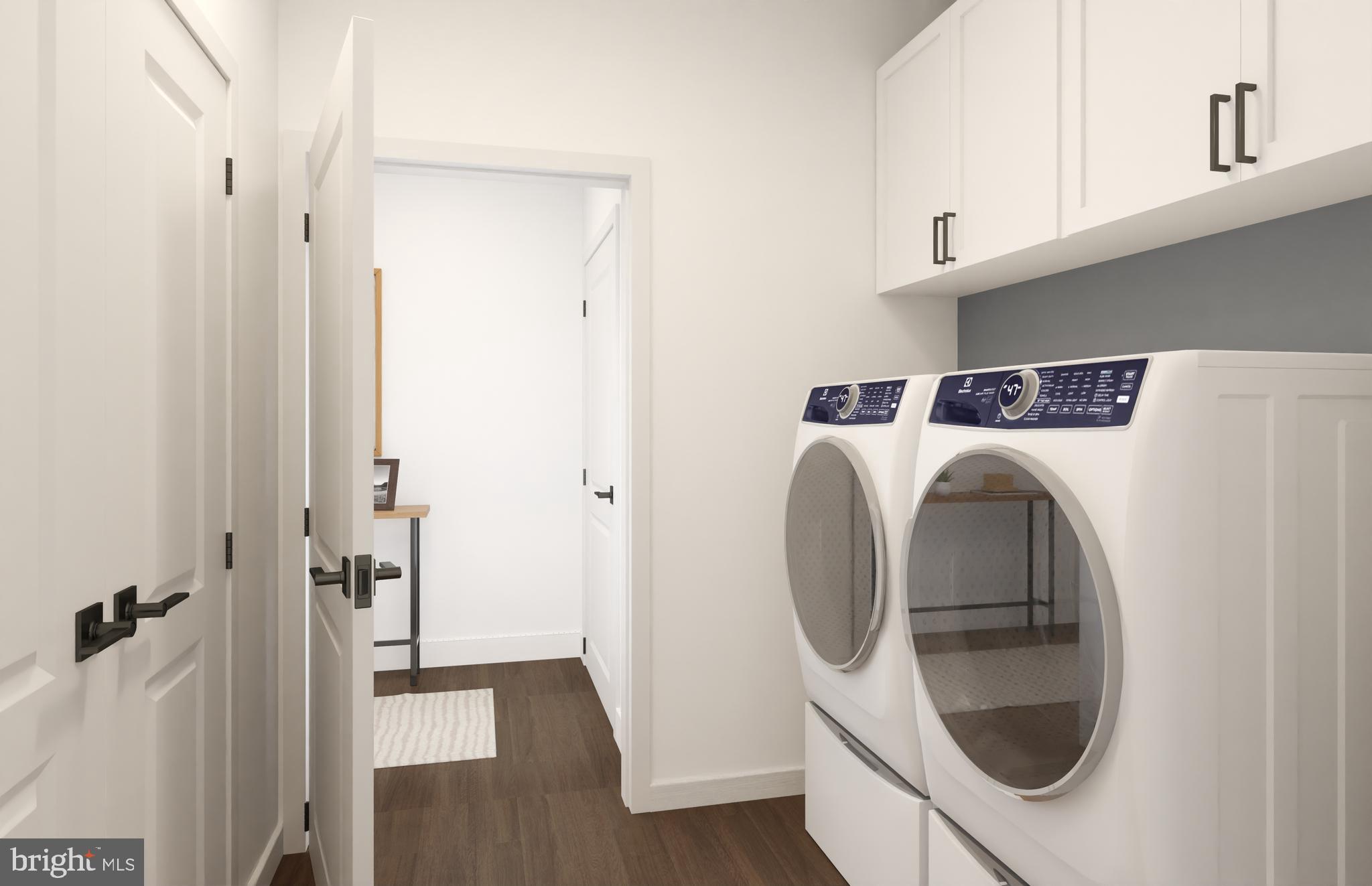 1121 Fortune Terrace, Unit 1 Potomac, MD 20854 - Photo 10 of 12 a utility room with dryer and washer