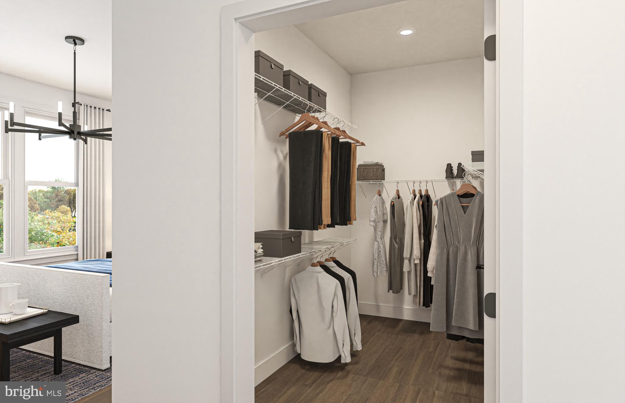 1121 Fortune Terrace, Unit 1 Potomac, MD 20854 - Photo 7 of 12 a view of a walk in closet