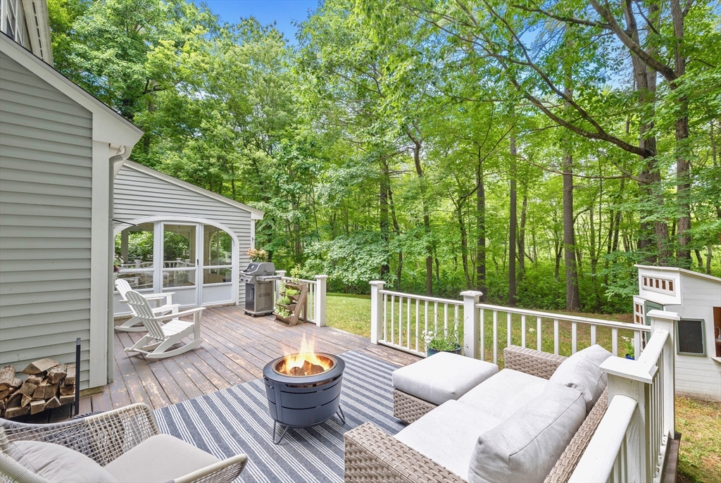 21 Batchelder Road Boxford, MA 01921 - Photo 30 of 37 a view of a deck with a patio