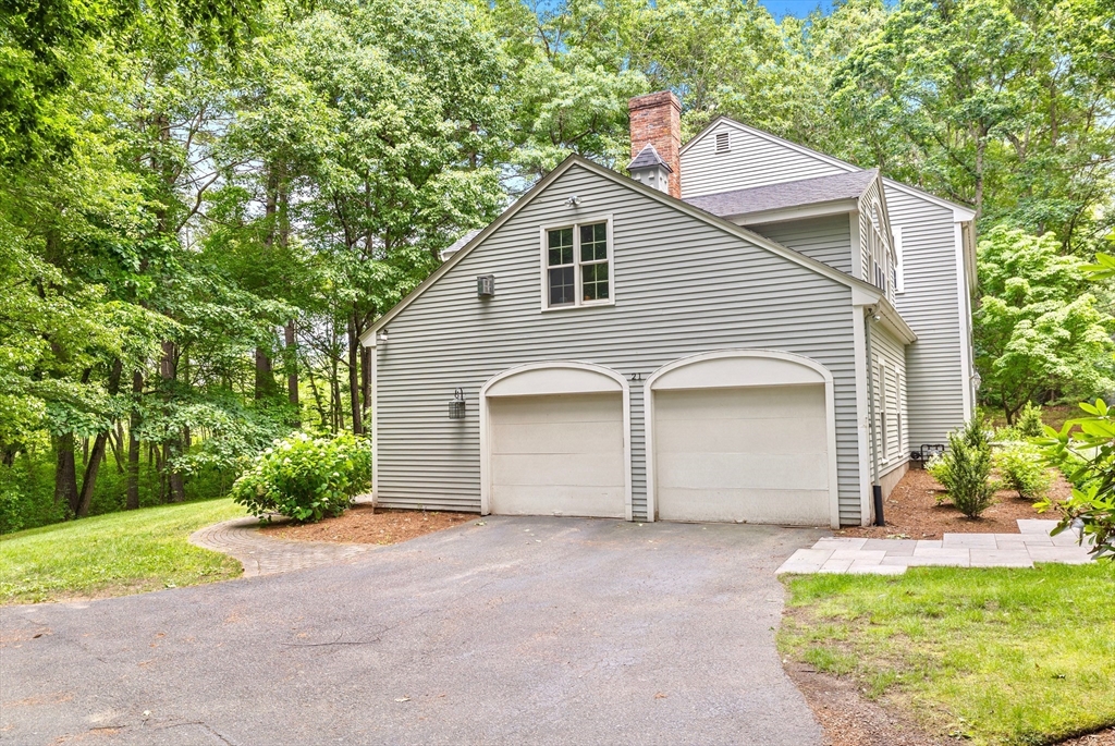 21 Batchelder Road Boxford, MA 01921 - Photo 34 of 37 a view of backyard of house and garage