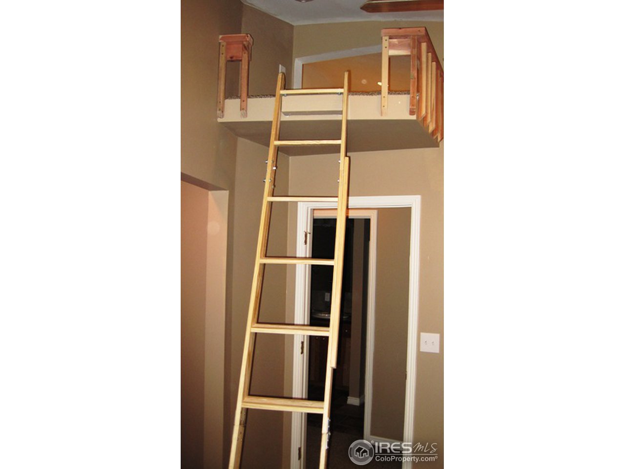 222 Beartrap Road Red Feather Lakes, CO 80545 - Photo 19 of 24 Ladder to the finished loft