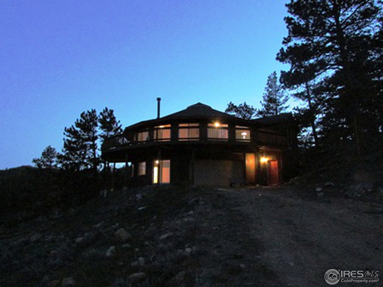 222 Beartrap Road Red Feather Lakes, CO 80545 - Photo 24 of 24 Evening view