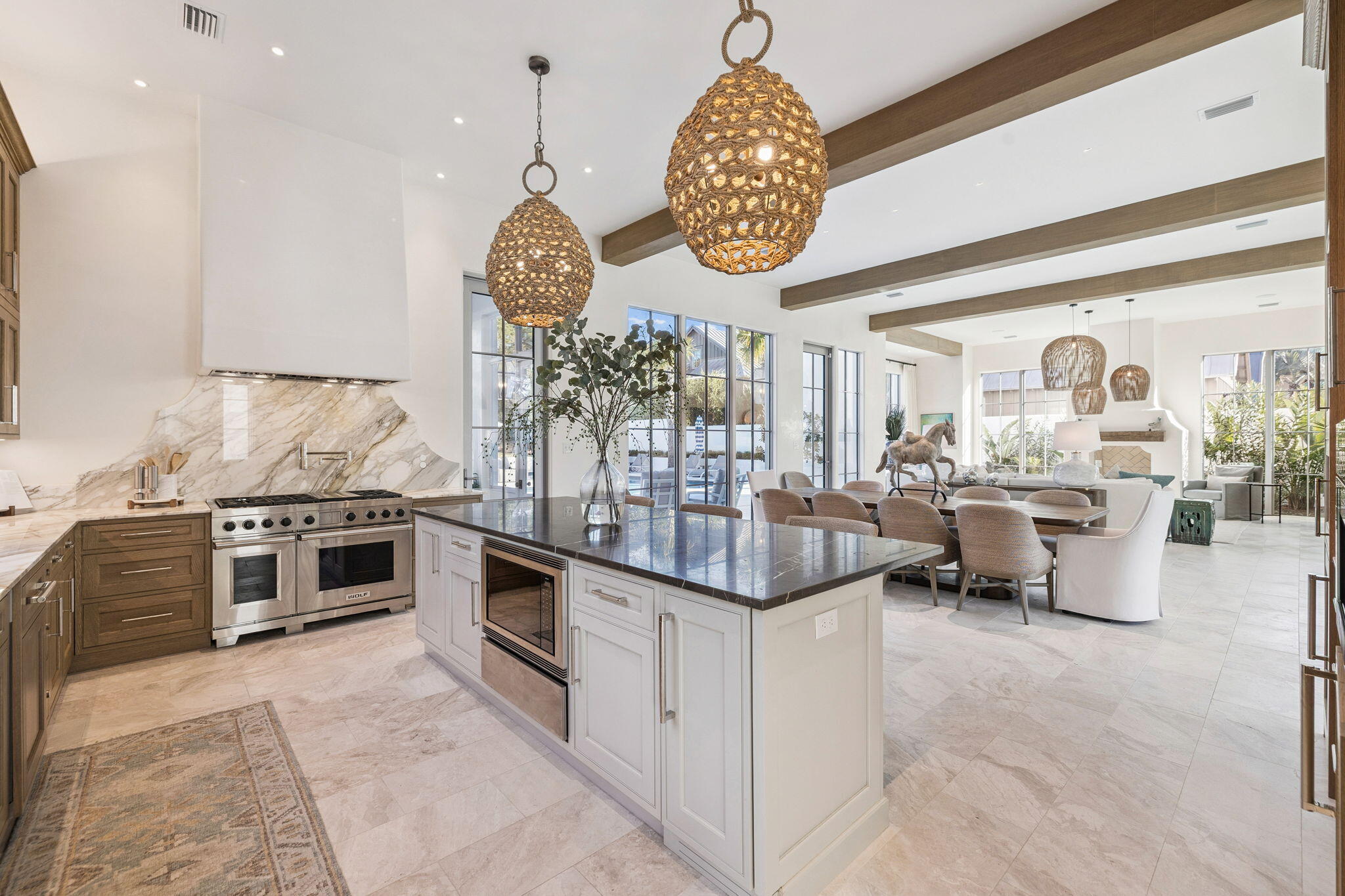 306 Walton Rose Lane Inlet Beach, FL 32461 - Photo 14 of 117 a kitchen with stainless steel appliances granite countertop a stove and cabinets