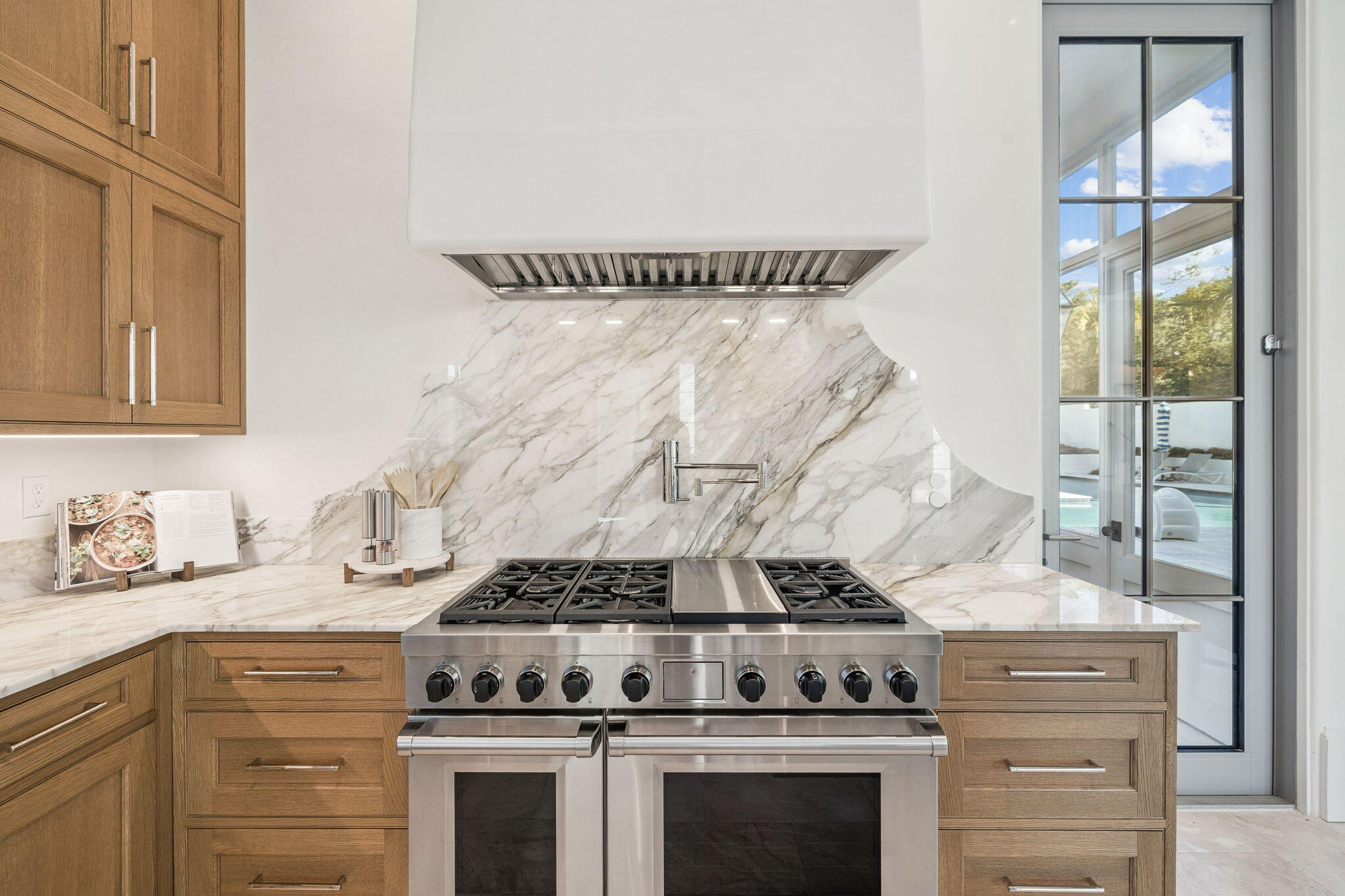 306 Walton Rose Lane Inlet Beach, FL 32461 - Photo 15 of 117 a kitchen with granite countertop a stove and a sink