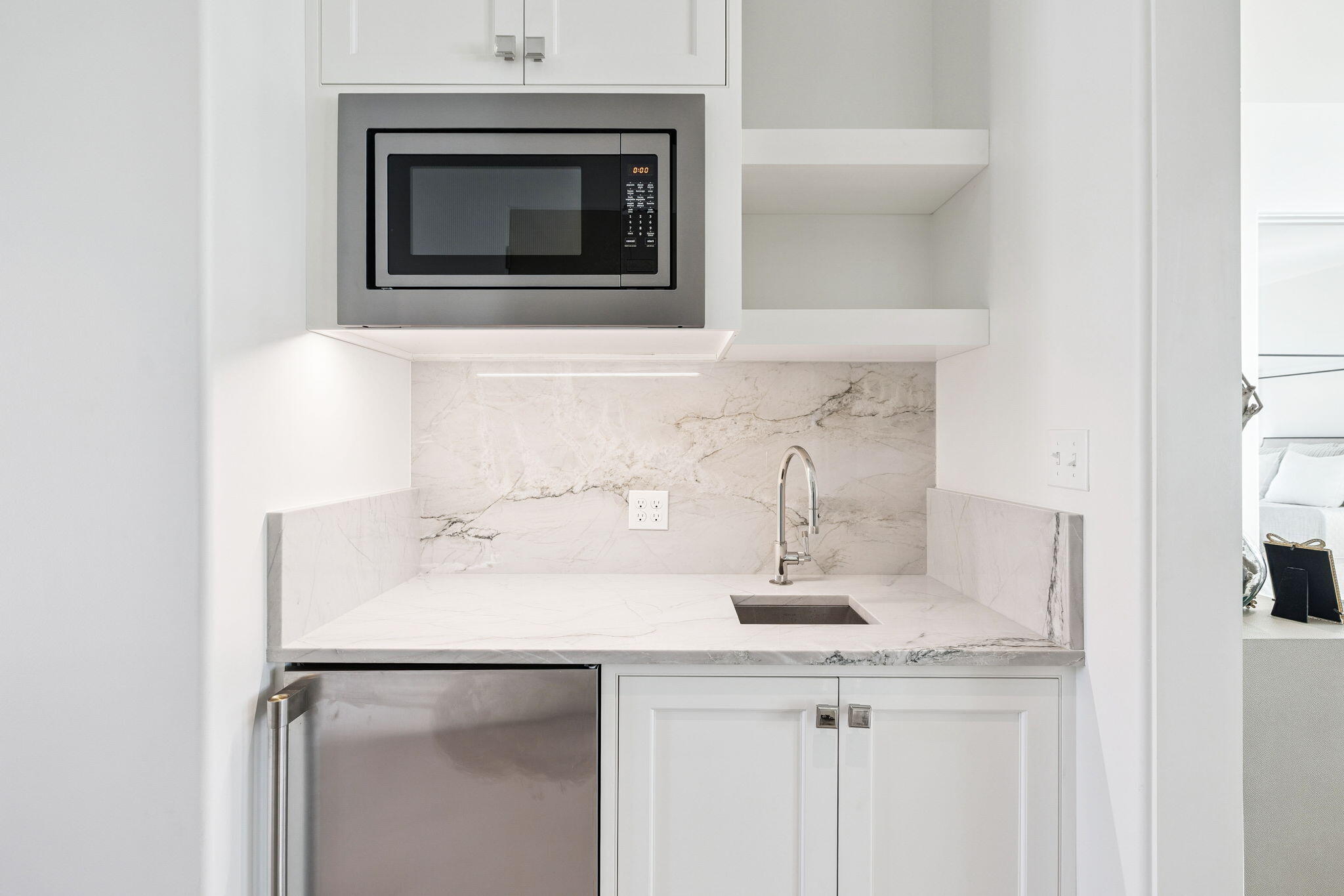 306 Walton Rose Lane Inlet Beach, FL 32461 - Photo 68 of 117 a kitchen with a sink and a refrigerator