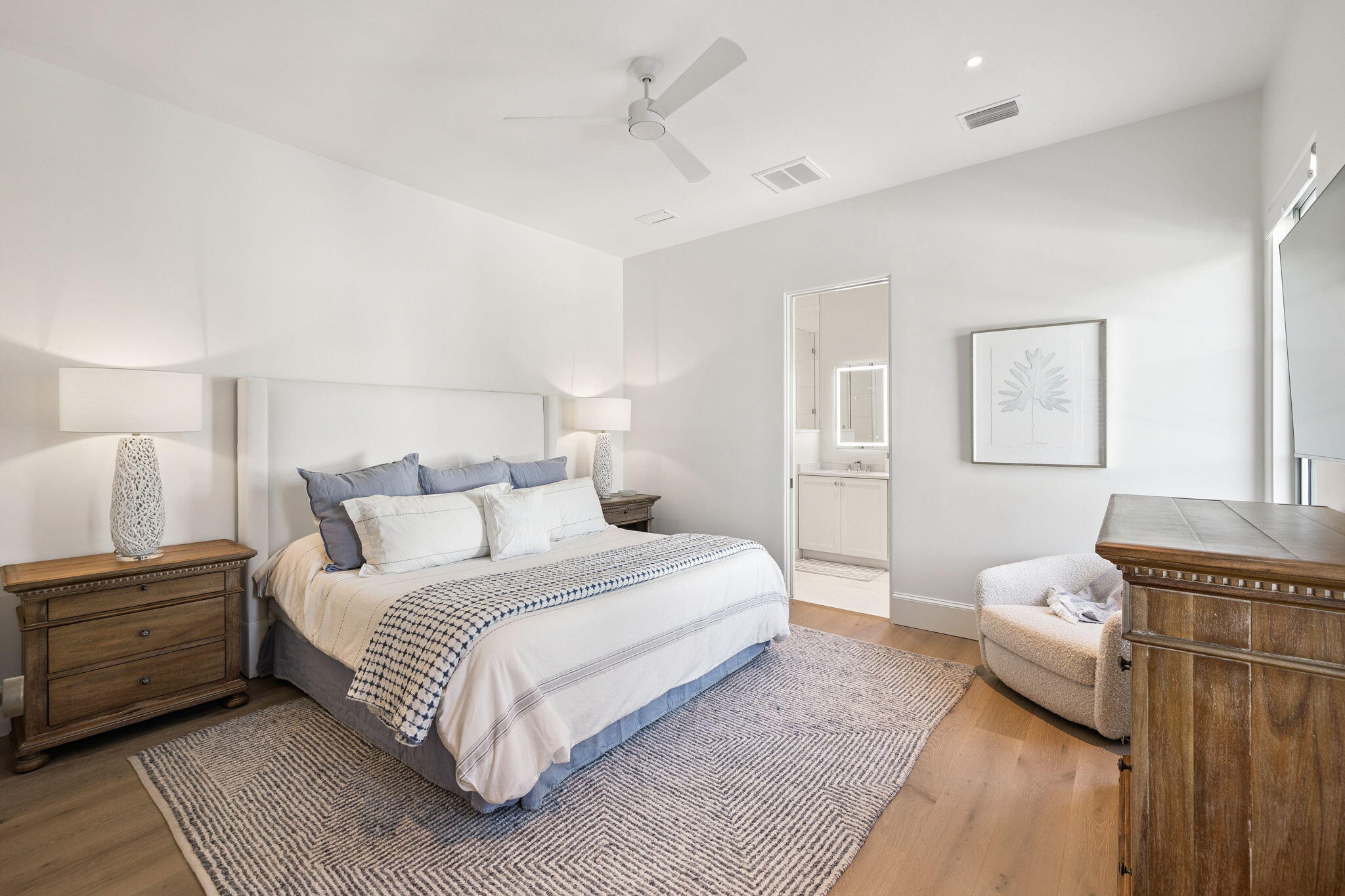 306 Walton Rose Lane Inlet Beach, FL 32461 - Photo 73 of 117 a bedroom with a bed and a couch