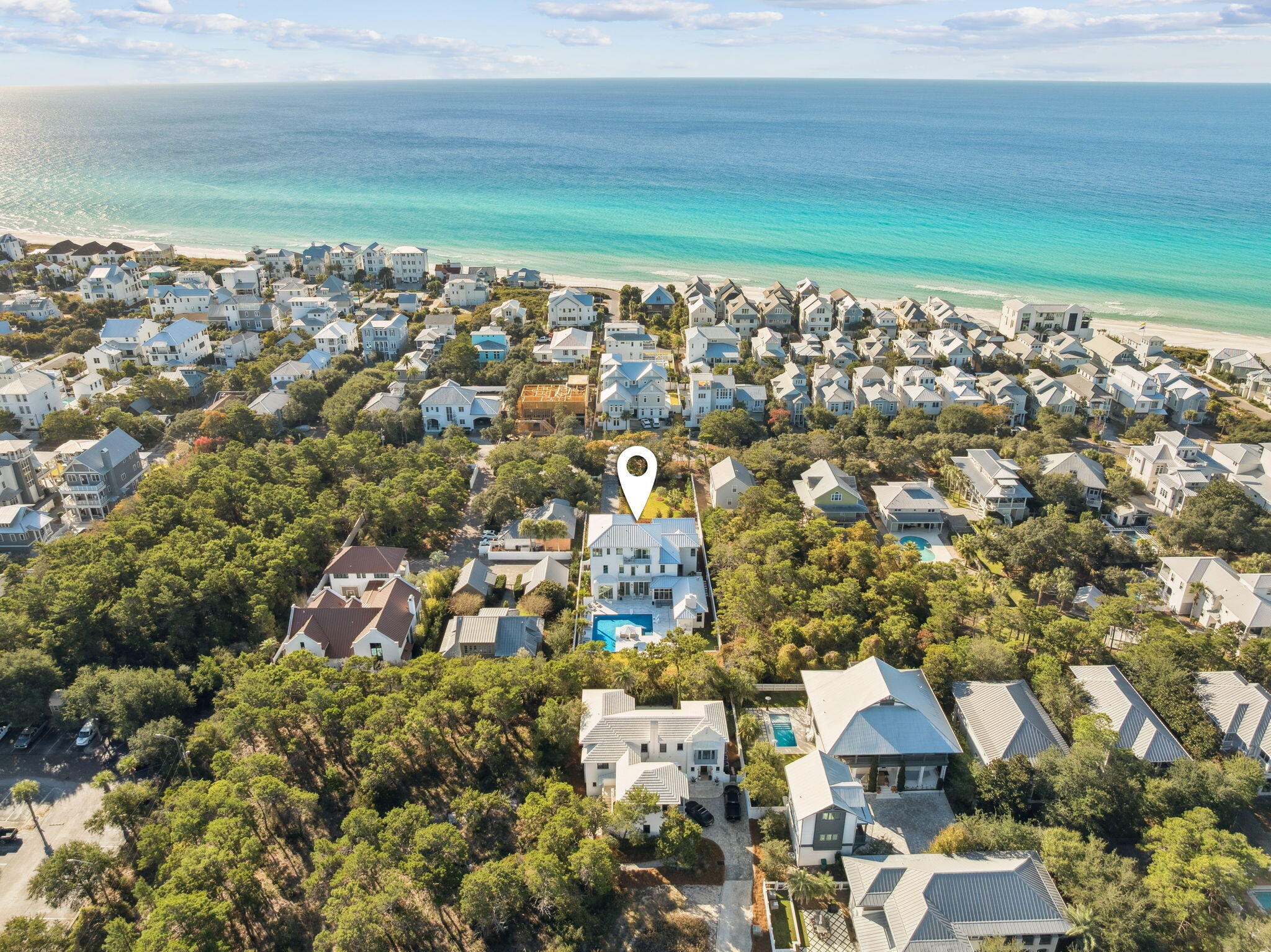306 Walton Rose Lane Inlet Beach, FL 32461 - Photo 91 of 117 a view of a city with an ocean