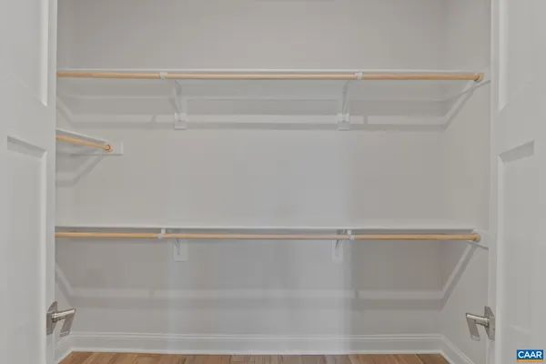 a close view of closet