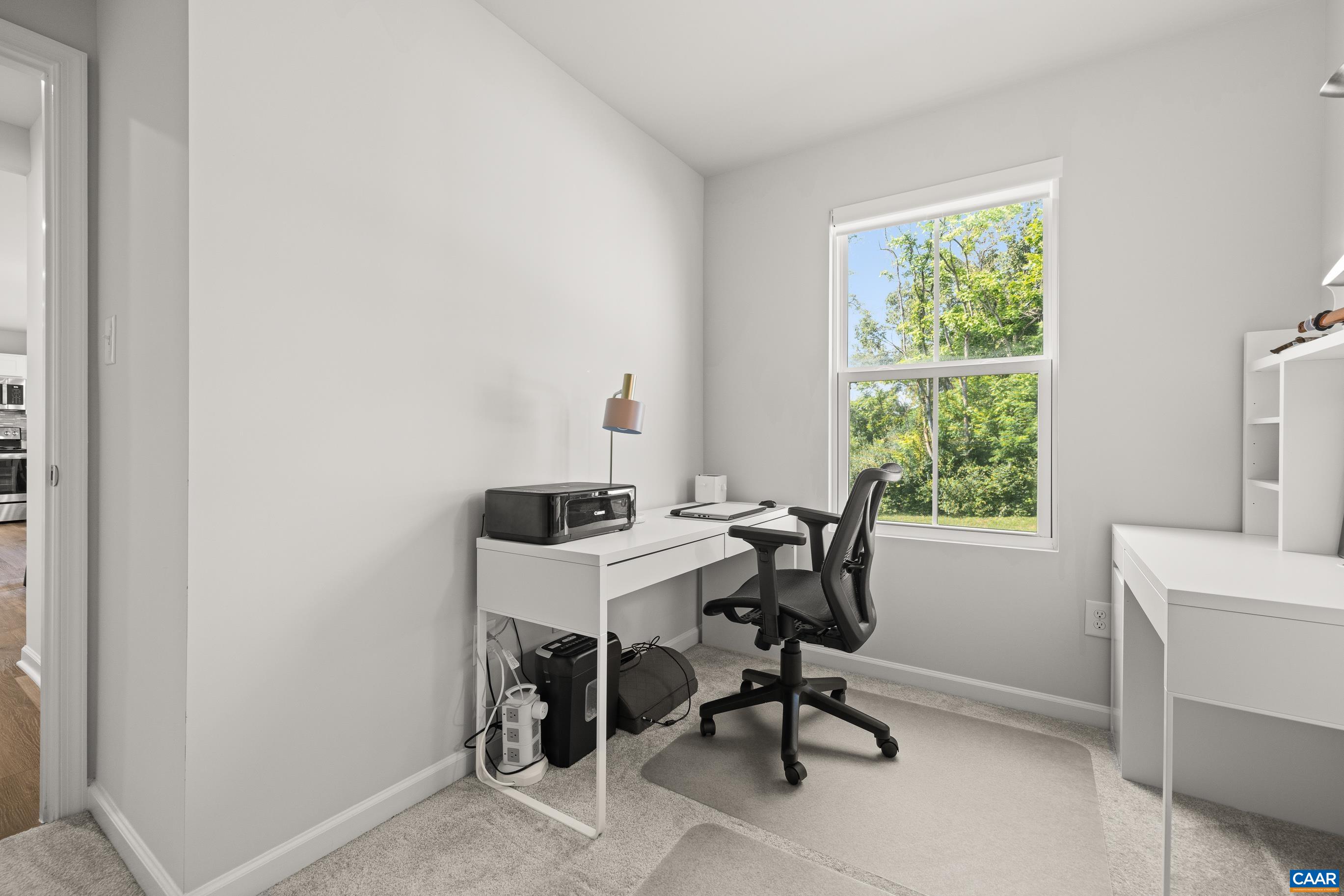132 White Birch Road Waynesboro, VA 22980 - Photo 19 of 47 a view of a workspace with furniture and a window