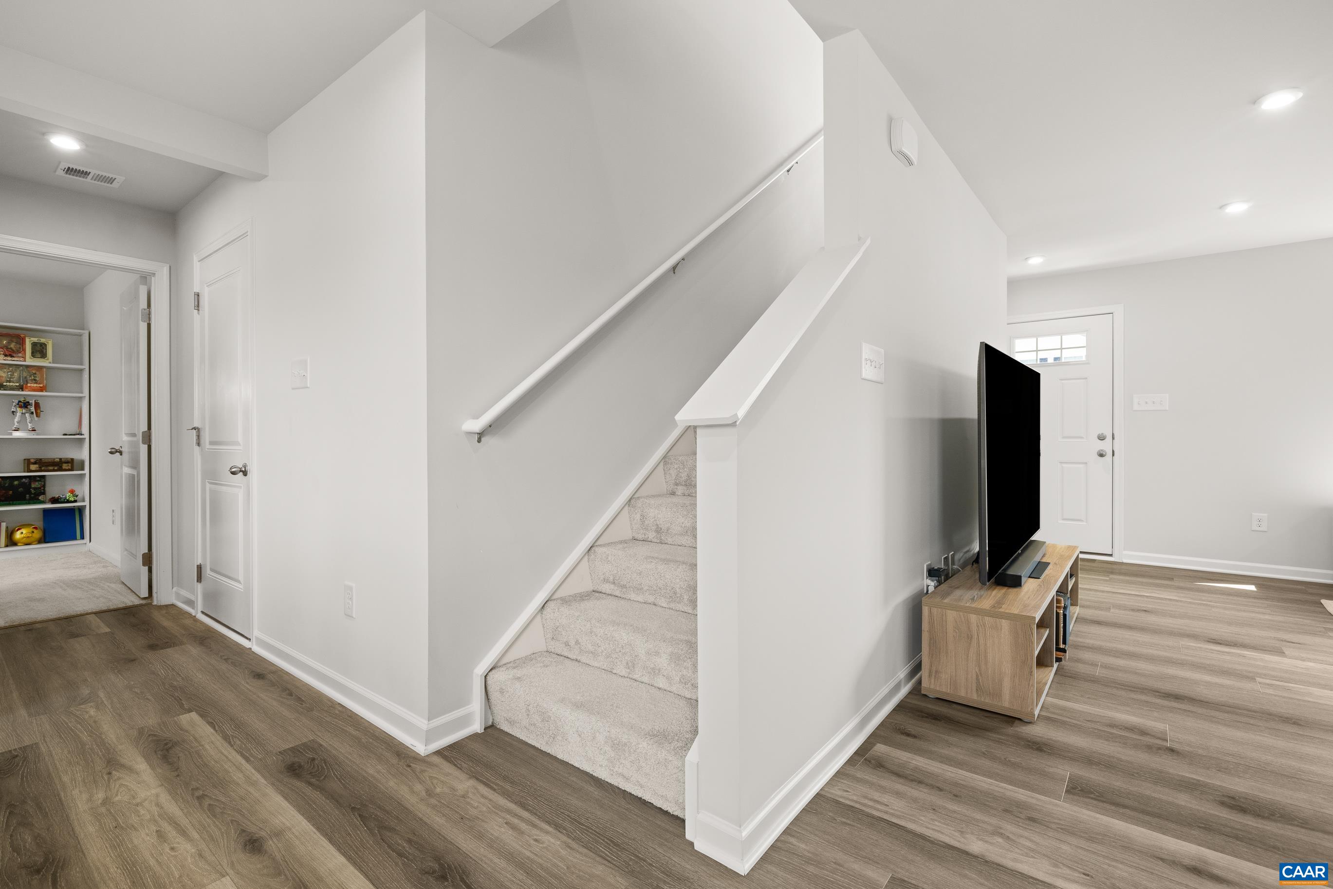 132 White Birch Road Waynesboro, VA 22980 - Photo 21 of 47 a view of a hallway with wooden floor and staircase