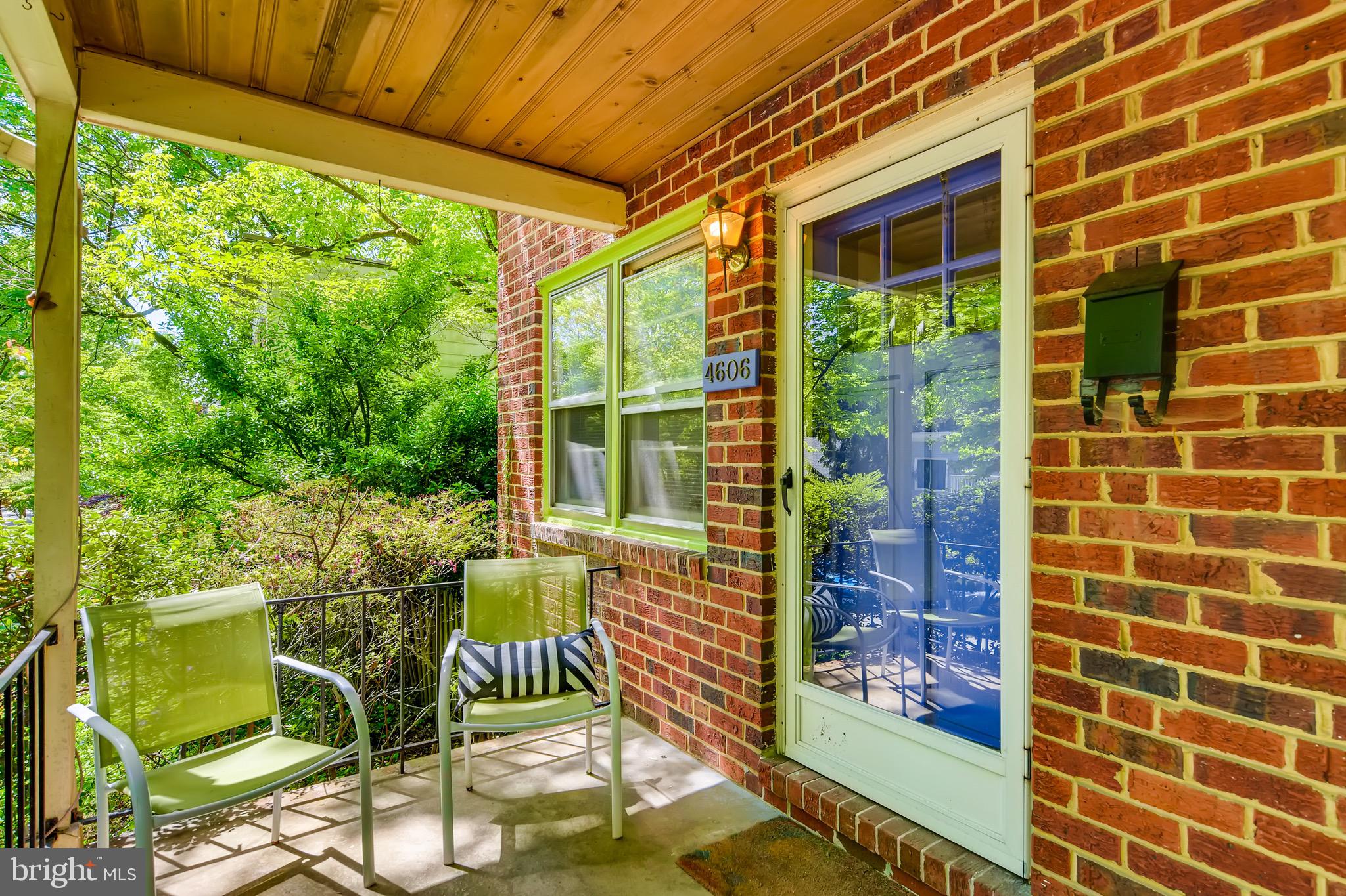 4606 Keswick Road Baltimore, MD 21210 - Photo 3 of 31 Front Porch on Beautiful Tree Lined Street