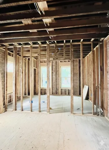 a view of a backyard of a house