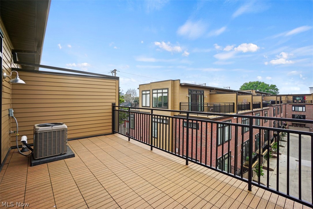 2291 West 19th Street Cleveland, OH 44113 - Photo 43 of 47 View of patio / terrace with a balcony and central air condition unit