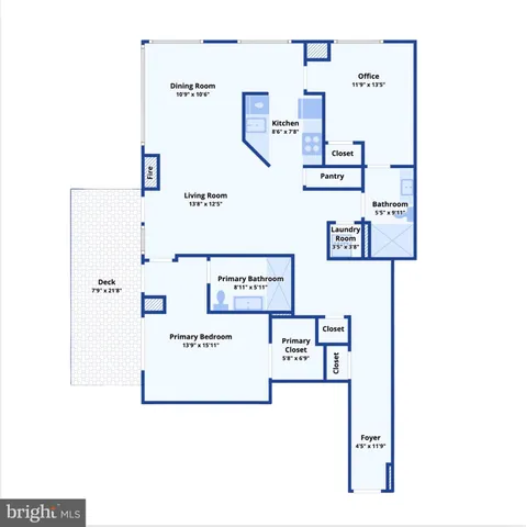 a view of a building with a garden