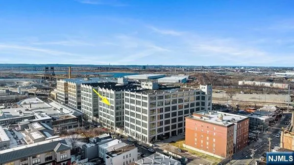 an aerial view of city