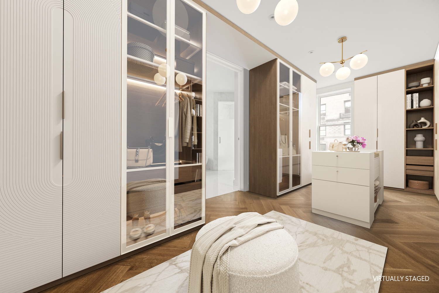 133 East 73rd Street, Unit 3 Manhattan, NY 10021 - Photo 5 of 12 a bedroom with a bed and a refrigerator