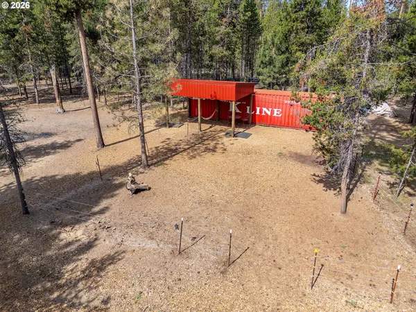 an outdoor space with patio