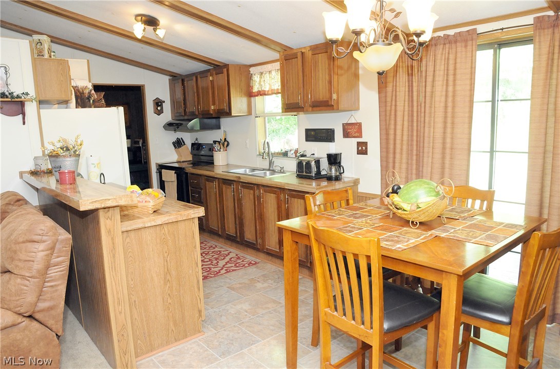 Dining area/kitchen