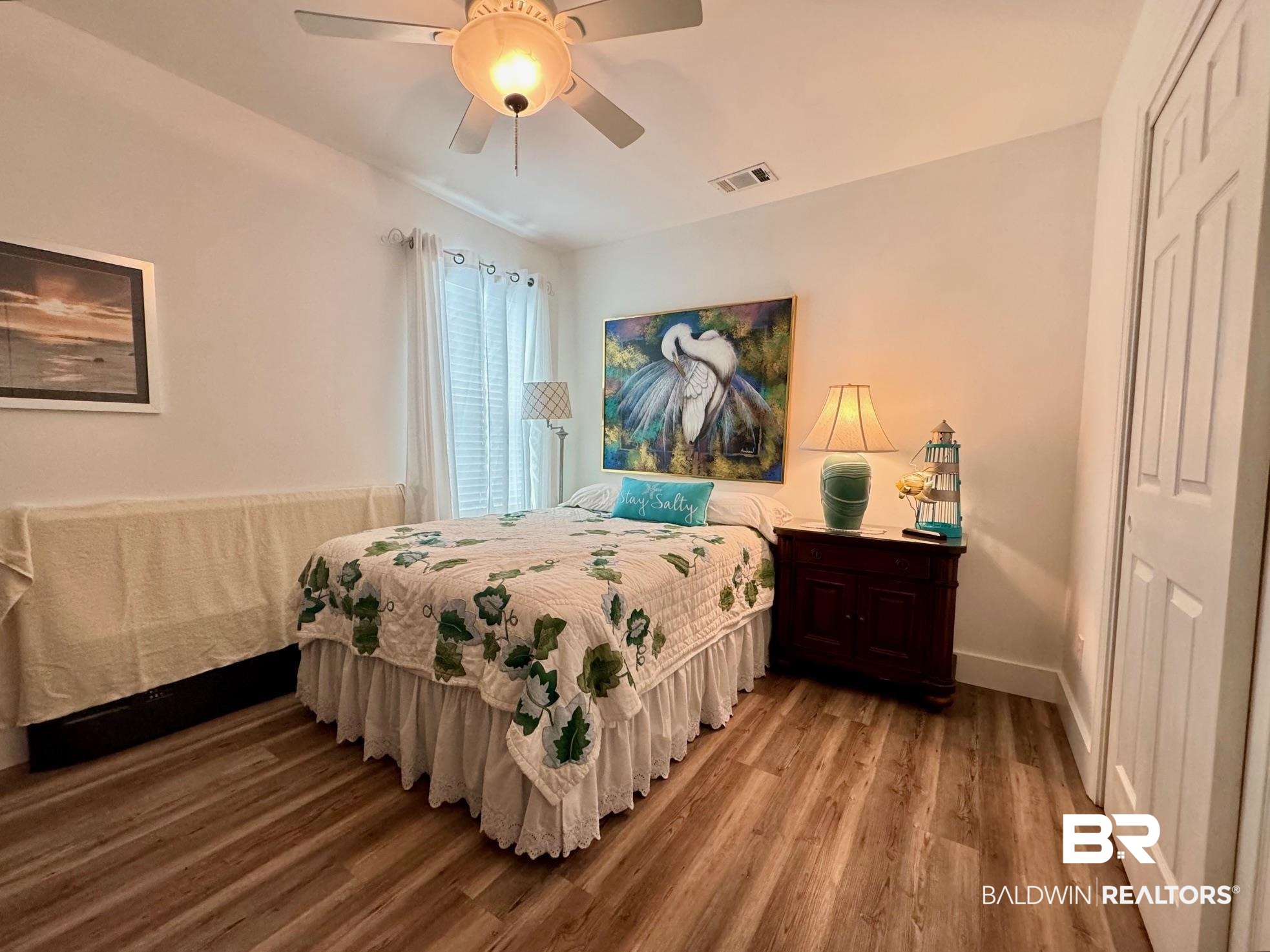 3200 Loop Road, Unit 55 Orange Beach, AL 36561 - Photo 14 of 40 Bedroom featuring ceiling fan and wood-type flooring