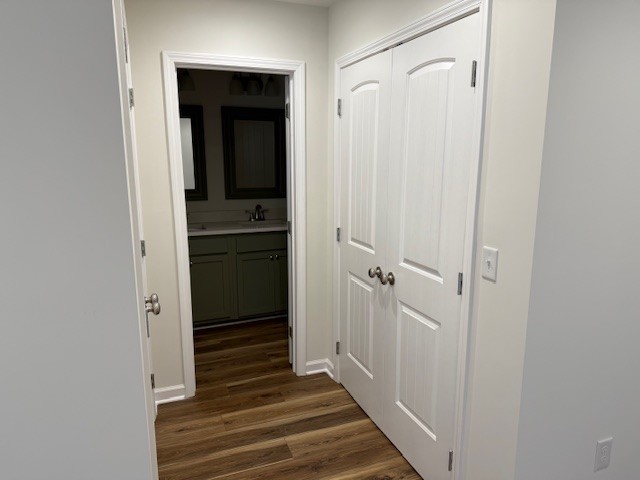 22 Ghea Road Normandy, TN 37360 - Photo 30 of 40 a view of a hallway with wooden floor and closet
