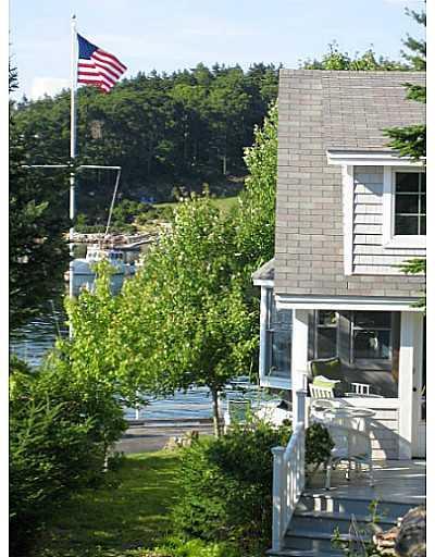 459 Ocean Point Road East Boothbay, ME 04544 - Photo 3 of 17 Facade/Exterior Front. Waterside ...