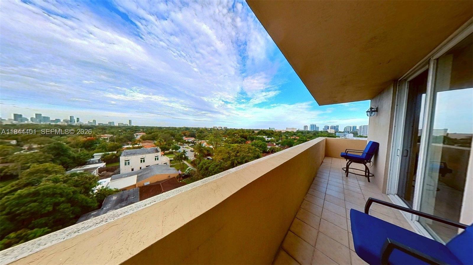 2425 Southwest 27th Avenue, Unit 701 Miami, FL 33145 - Photo 5 of 49 a view of city from balcony