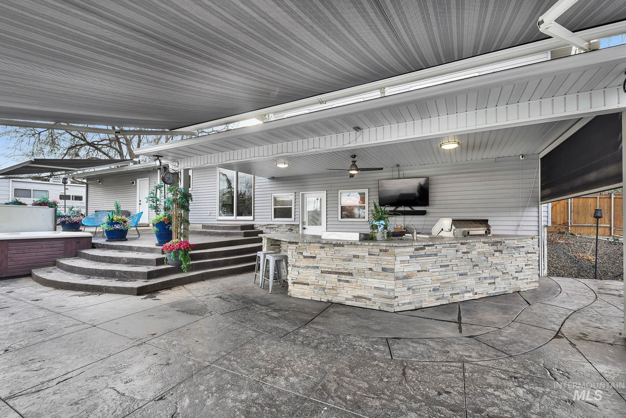 3630 Beverly Street Boise, ID 83709 - Photo 45 of 50 View of patio with an outdoor kitchen