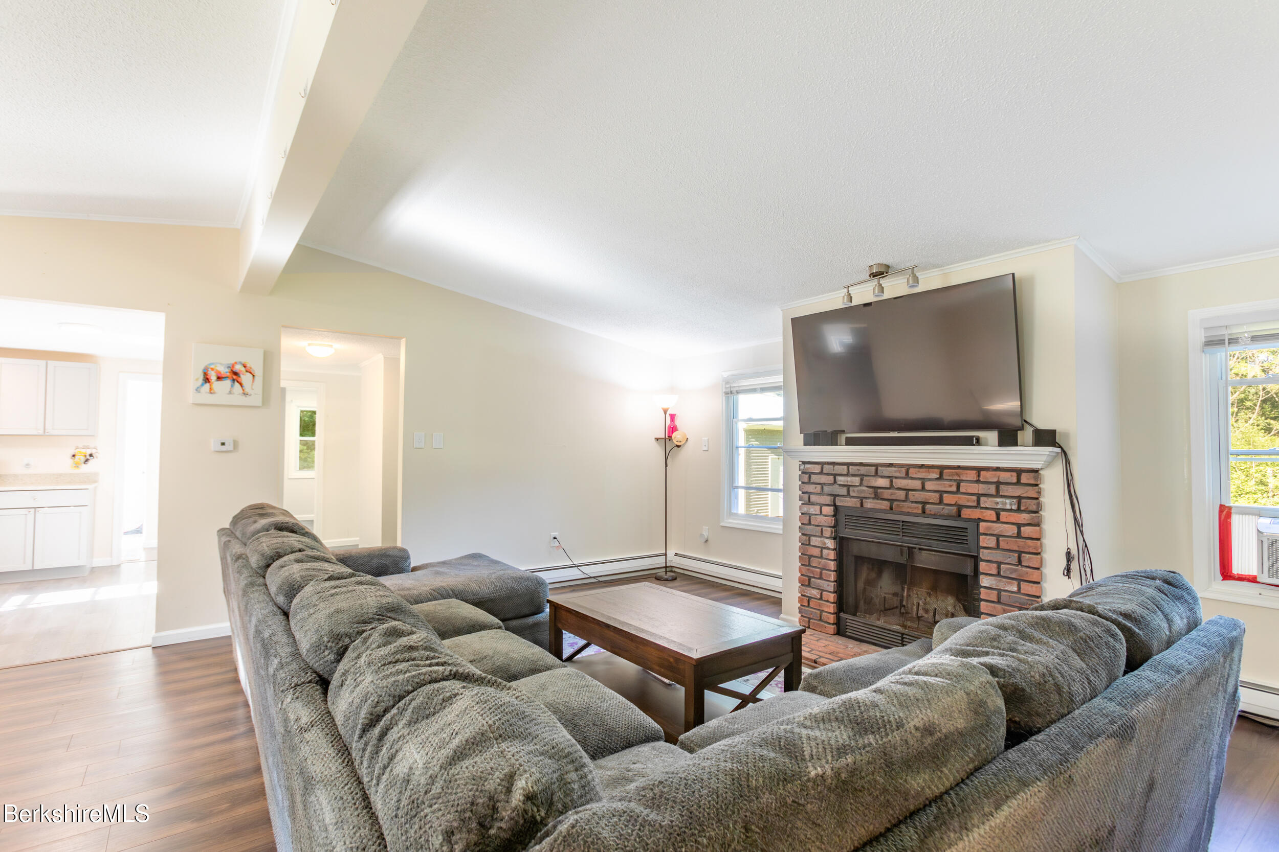 40 Curran Road Cheshire, MA 01225 - Photo 13 of 33 Living Room with fireplace