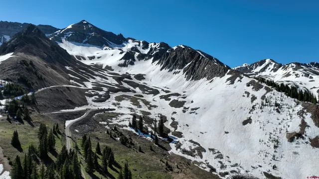 a view of a water with a building in the background