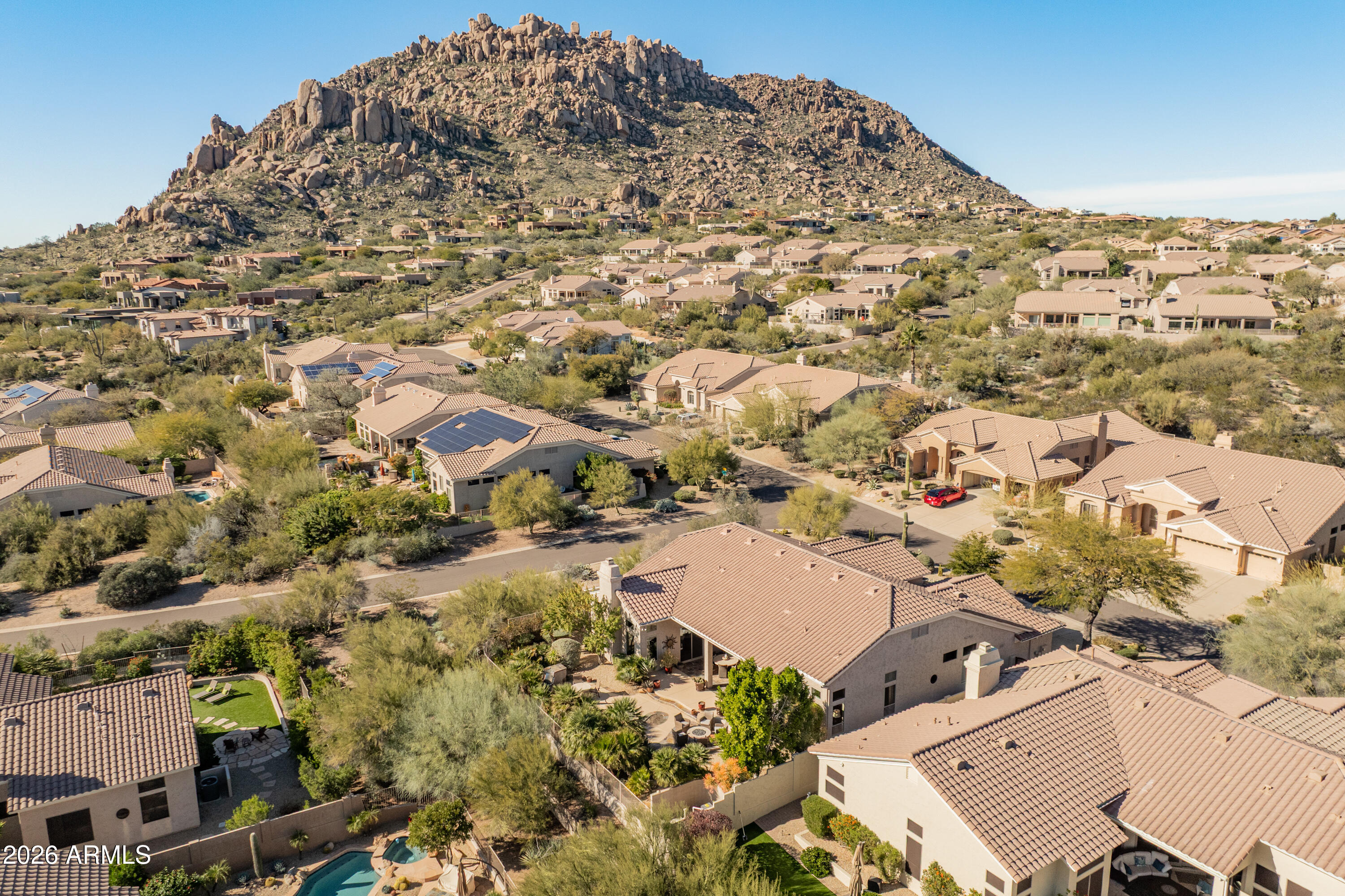 11577 East La Junta Road Scottsdale, AZ 85255 - Photo 31 of 36 11577 E la Junta Rd (aerial)-2
