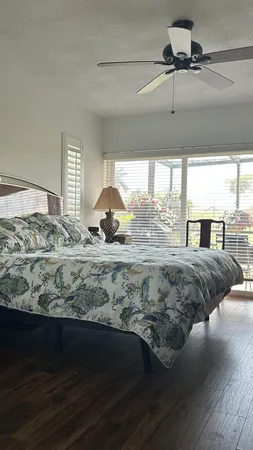 a living room with hard wood floor