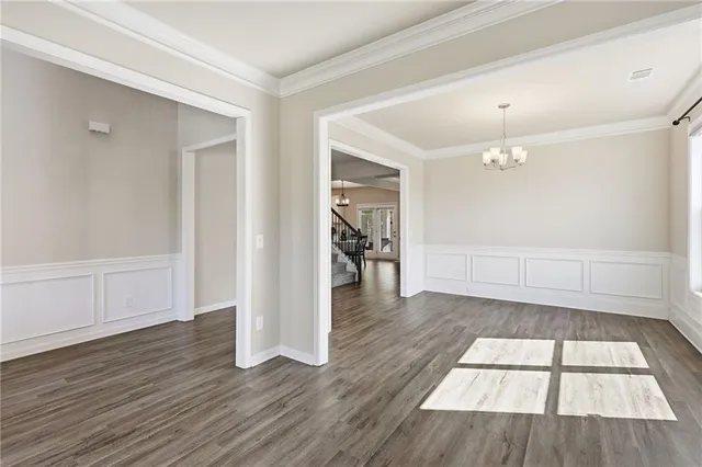 wooden floor in an empty room
