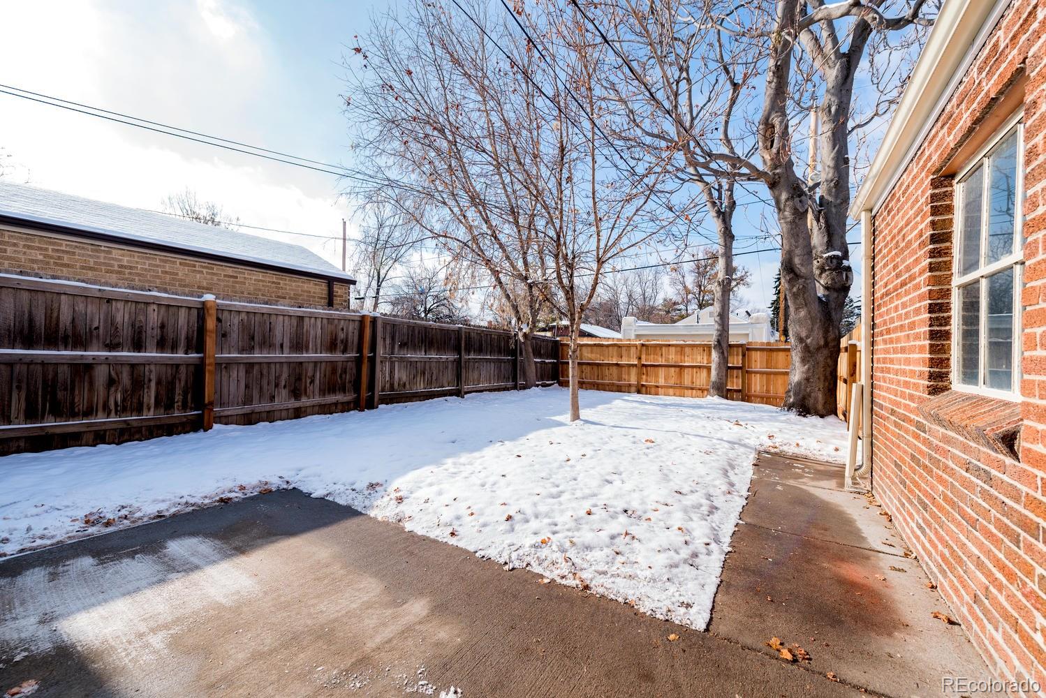 3527 Monroe Street Denver, CO 80205 - Photo 2 of 29 a view of a backyard with a large tree