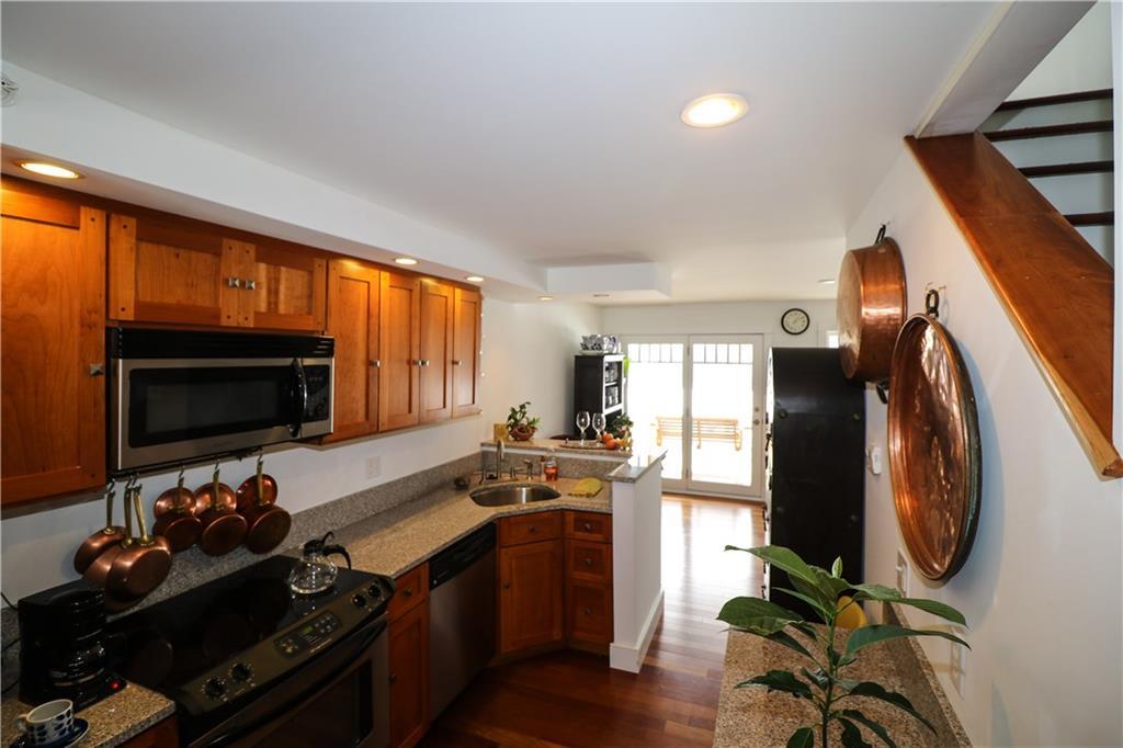 60 Ellsworth Road, Unit 1 Blue Hill, ME 04614 - Photo 13 of 25 Elegantly appointed kitchen with...