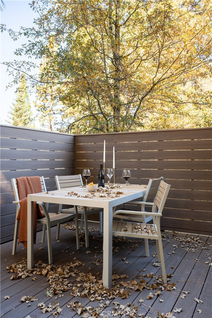 2358 Fir Drive Running Springs, CA 92382 - Photo 32 of 40 a view of table and chairs in roof deck