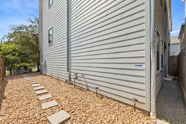 a view of a house with a door