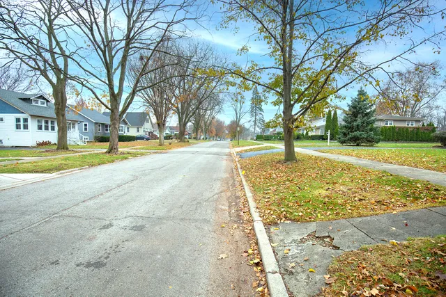 a view of a swimming pool with an outdoor space