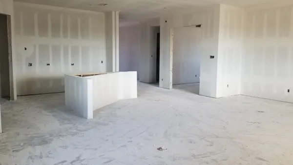 a view of an empty room