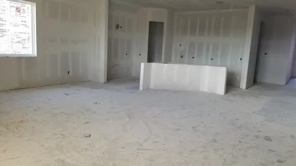 a view of an empty room